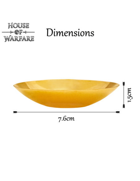 Small Brass Medieval Bowl