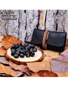 Viking Runes Divination Game with Leather Pouch 2