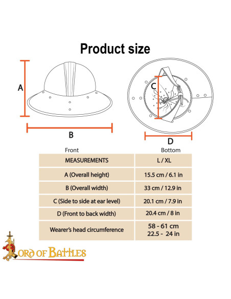 English Infantry Kettle Helmet