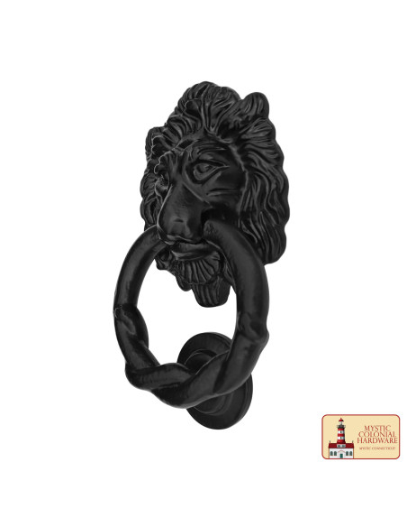Handcrafted Forged Lion Door Knocker