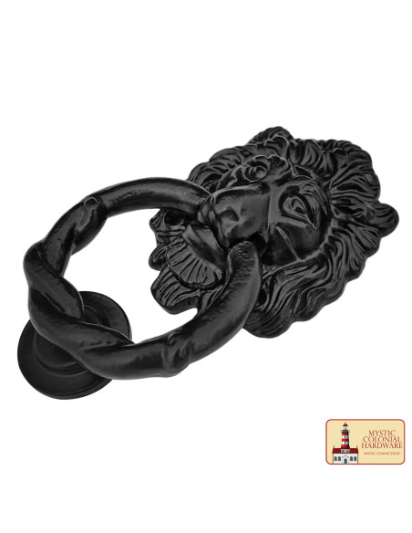 Handcrafted Forged Lion Door Knocker