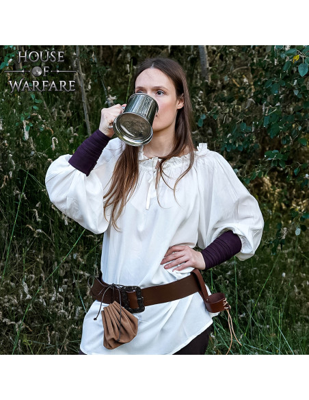 Medieval Stainless Steel Mug for LARP...