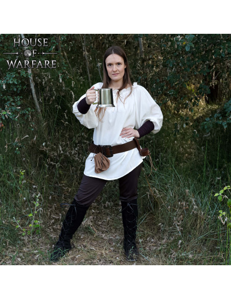 Medieval Stainless Steel Mug for LARP...