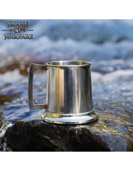 Medieval Stainless Steel Mug for LARP...