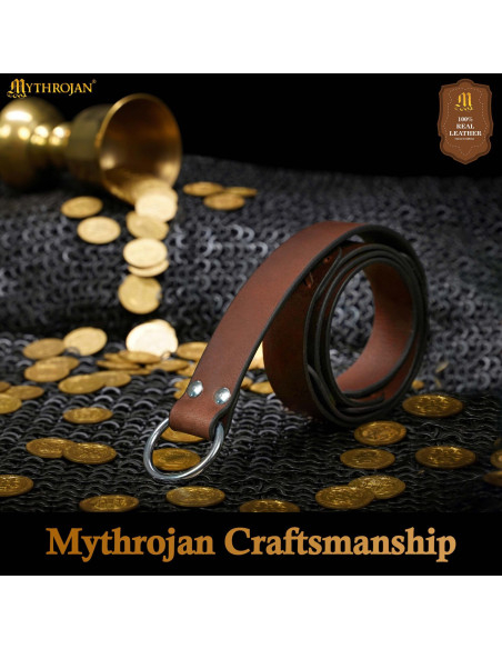 Durable Leather LARP Medieval Warrior...