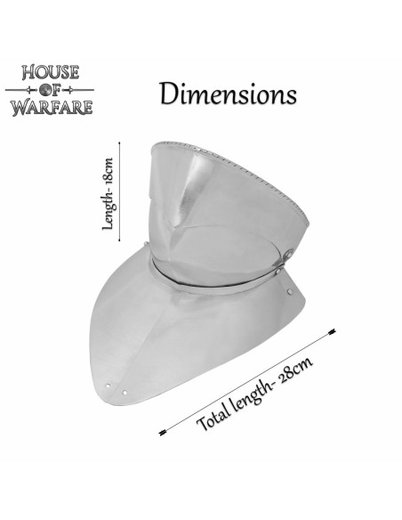 Authentic 15th Century Steel Gorget...