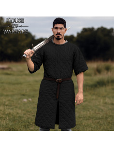Medieval Padded Gambeson with Half Sleeves for LARP