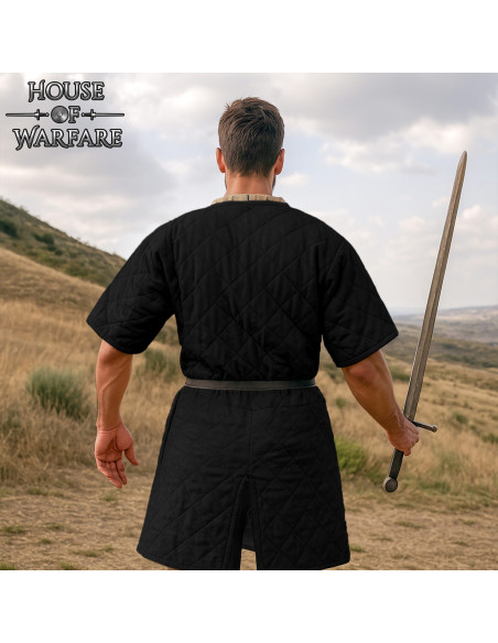 Medieval Padded Gambeson with Half...