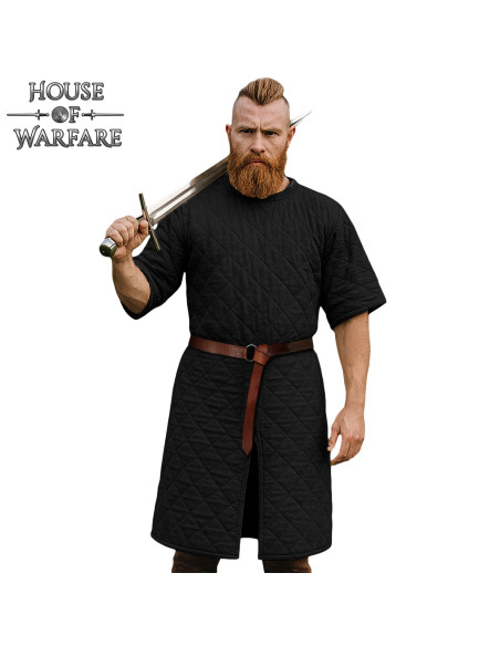 Medieval Padded Gambeson with Half...