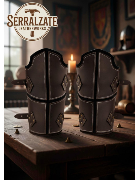 Genuine Brown Leather Medieval...