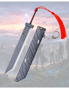 Mini Sword Keychain from Final Fantasy with Holder