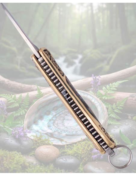 Miniature Knife with Abalone Design...