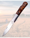 Tramuntana Knife Mirror Finish Amber and Steel