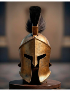 Mini Spartan Helmet of Leonidas with Plume 2