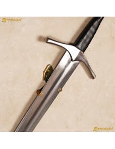 Adjustable Vertical Wall Mount for Sword, Brass Finish 2