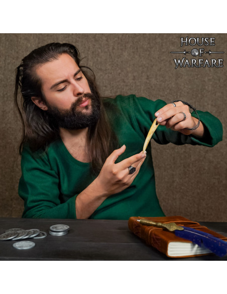 Natural Polished Ox Horn Necklace...