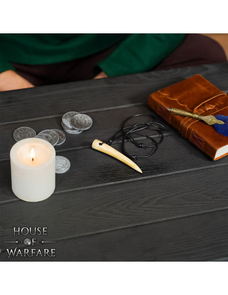 Natural Polished Ox Horn Necklace...