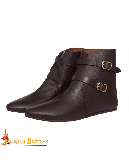 Genuine Leather Medieval Ankle Boots...