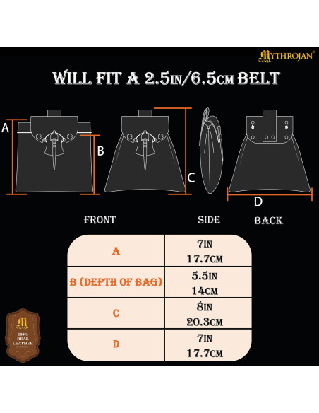 Medieval Mythrojan Belt Pouch in...