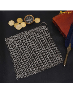 Chainmail Keychain Cleaner for Cast Iron Pans