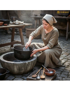 Chainmail Keychain Cleaner for Cast Iron Pans 2