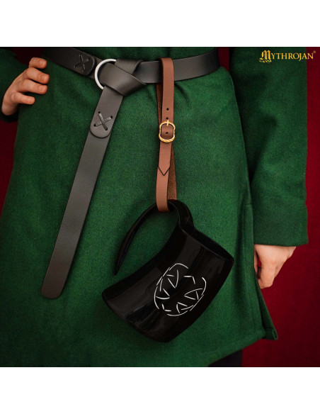 Handcrafted Viking Horn with...