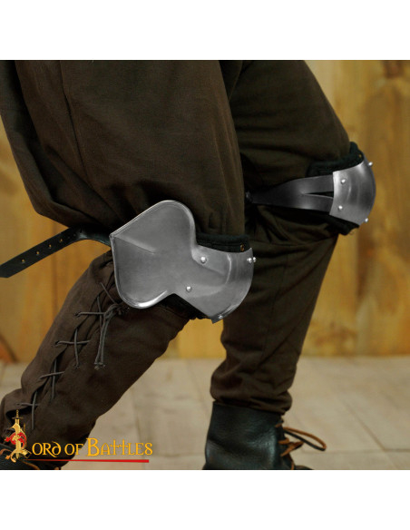 Handmade Forged Steel Knee Guards...