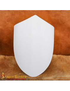 Medieval Templar Heater Shield Hand Forged 18 Gauge Steel...
