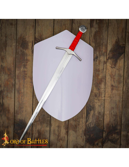 Medieval Templar Heater Shield Hand...