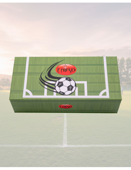 Football Ball Knife Black Blade Beech...