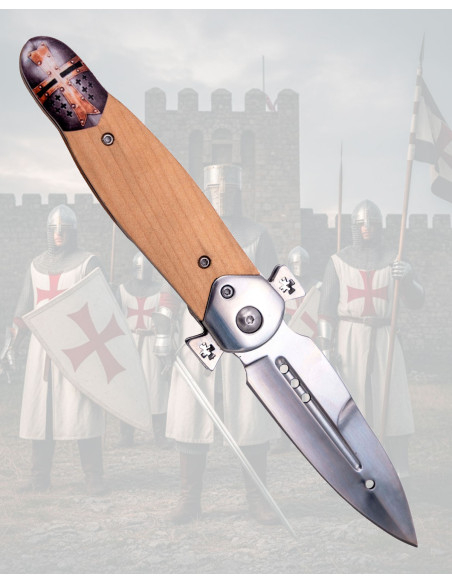 Third Templar Knife with Crosses in...