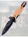 Black Templar Collector's Knife Steel 420 Blade 8.1 cm