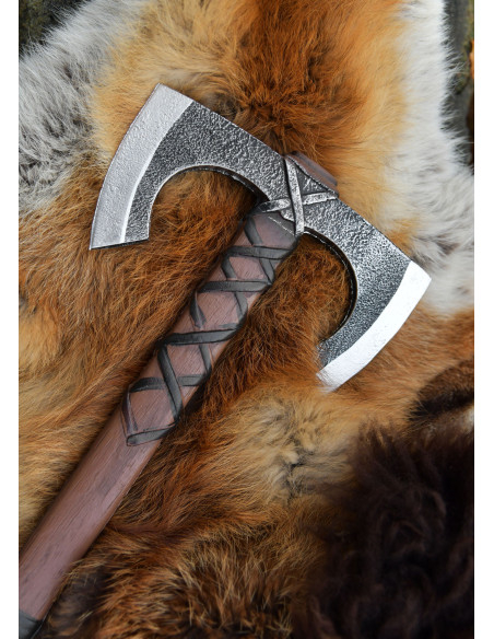 Jorvak Double Viking Axe for LARP