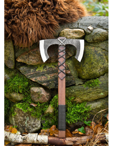 Jorvak Double Viking Axe for LARP