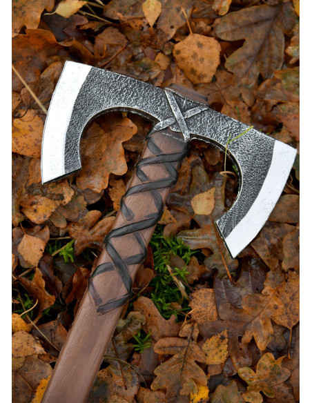 Jorvak Double Viking Axe for LARP