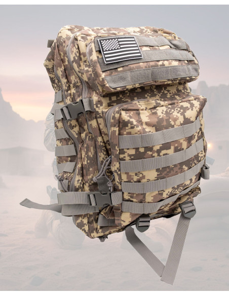 Tactical Backpack 35-40L Digital Camo...