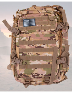 Tactical Camouflage Backpack 35-40L with MOLLE System 2