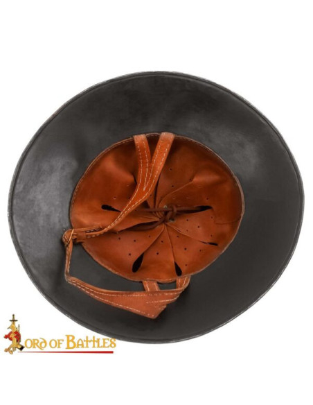 14th Century Polished Steel Kettle...