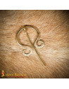 Golden Polished Brass Viking Cloak Fastener
