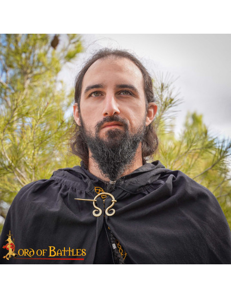 Golden Polished Brass Viking Cloak...