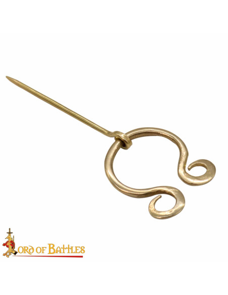 Golden Polished Brass Viking Cloak...