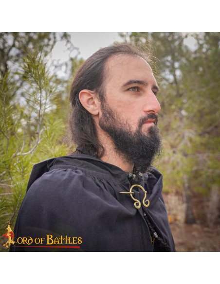 Golden Polished Brass Viking Cloak...