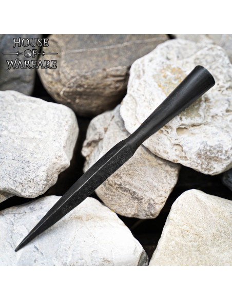 Hand-Forged Viking Spearhead Made of...