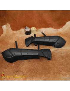 Fantasy LARP Bracers for Elbow and Hand Protection, 20 G