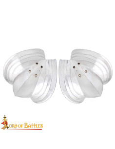 18G Steel Elbow Guards in German Style (15th Century)