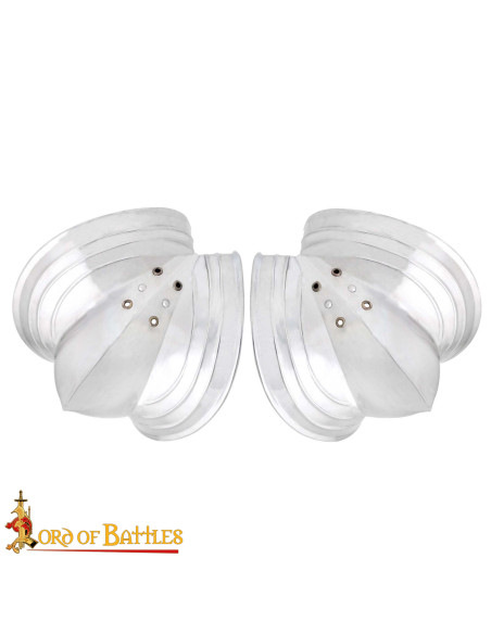 18G Steel Elbow Guards in German...