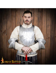 18G Steel Elbow Guards in German Style (15th Century) 2