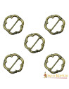 Set of 5 Medieval Decorative Brooches for Historical Recreation