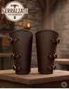 Medieval Warrior Bracelets, Brown