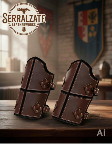 Genuine Brown Leather Medieval...